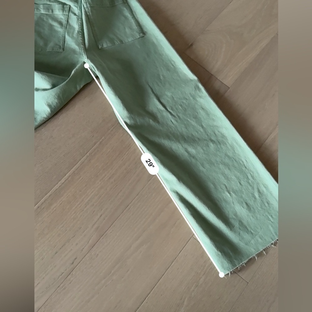 Zara Marine High Waisted Straight Jeans View 3